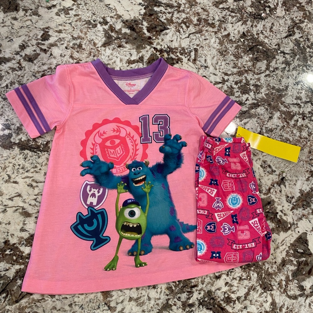 Monsters Inc. NWT pajama set